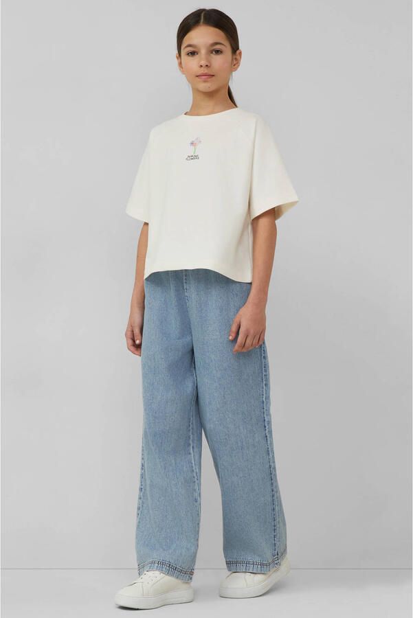 S.Oliver high waist regular fit jeans light blue denim - Foto 3