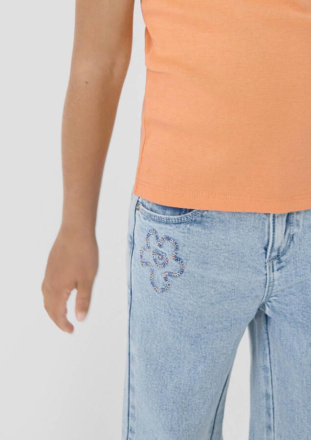 S.Oliver high waist regular fit jeans light blue denim - Foto 2