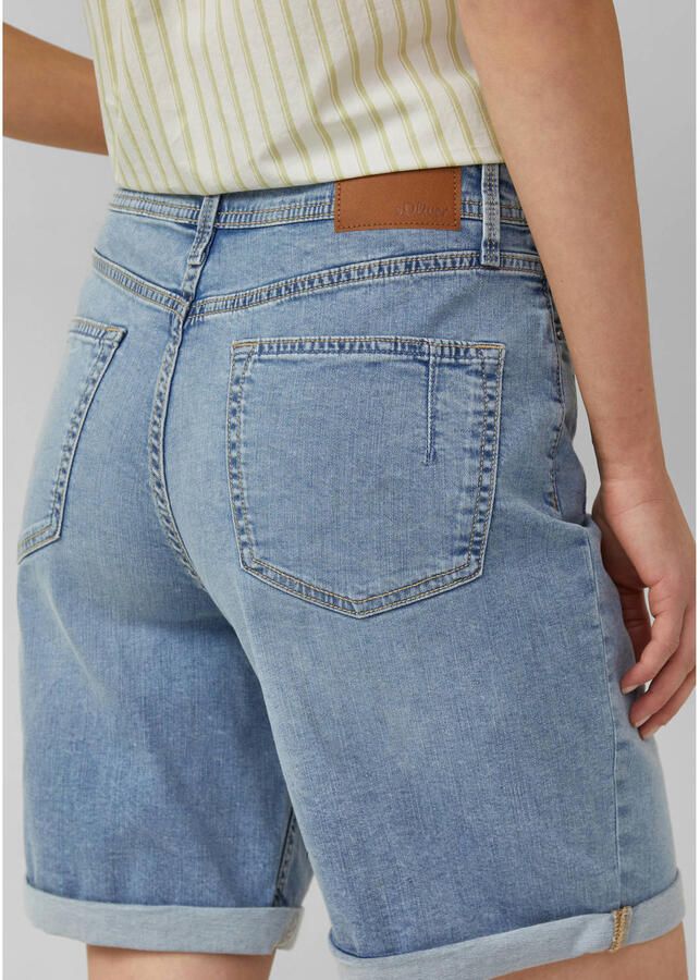 S.Oliver RED LABEL regular fit korte jeans van katoenmix model 'SURI' - Foto 3
