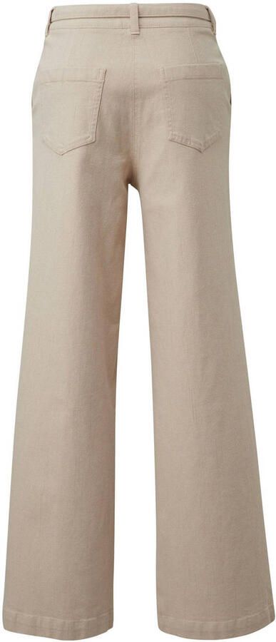 S.Oliver high waist wide leg jeans beige