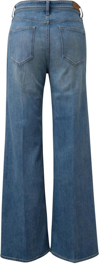 S.Oliver RED LABEL Regular fit wide leg jeans van katoenmix model 'SURI' - Foto 2