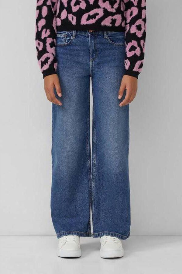 S.Oliver high waist wide leg jeans medium blue denim