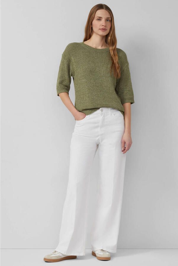 S.Oliver RED LABEL Wide leg Jeans van Katoenmix