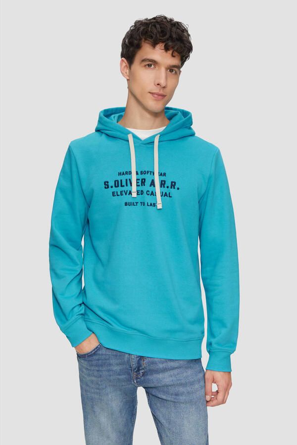 S.Oliver Hoodie met belettering - Foto 2