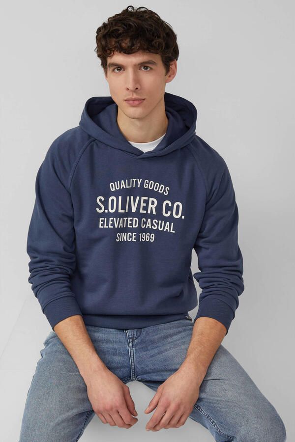 S.Oliver hoodie donkerblauw