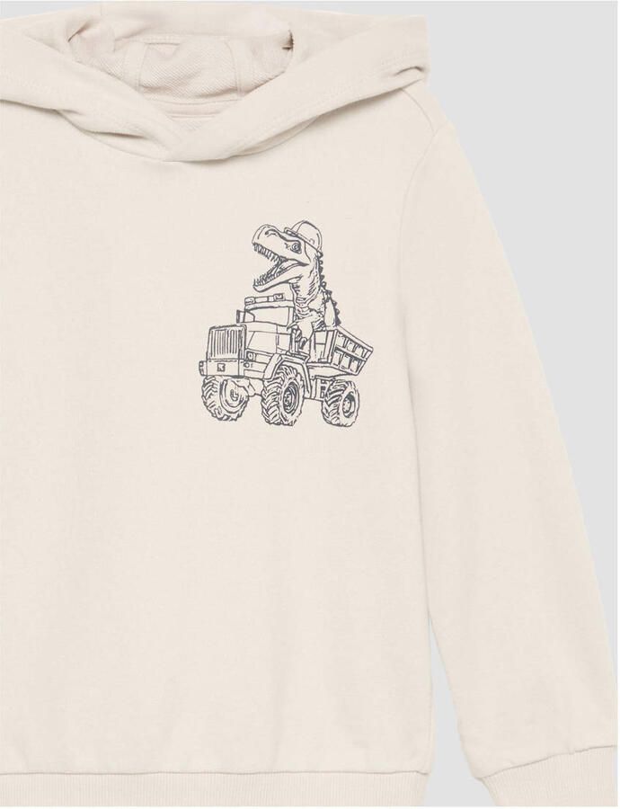 S.Oliver RED LABEL Regular fit sweatshirt van katoenmix met print aan de voor- en achterkant - Foto 2