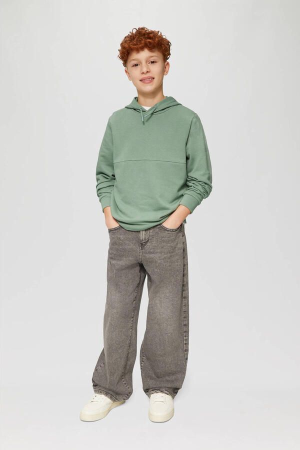 S.Oliver RED LABEL Regular fit sweatshirt met capuchon van katoenmix met printdetails - Foto 2