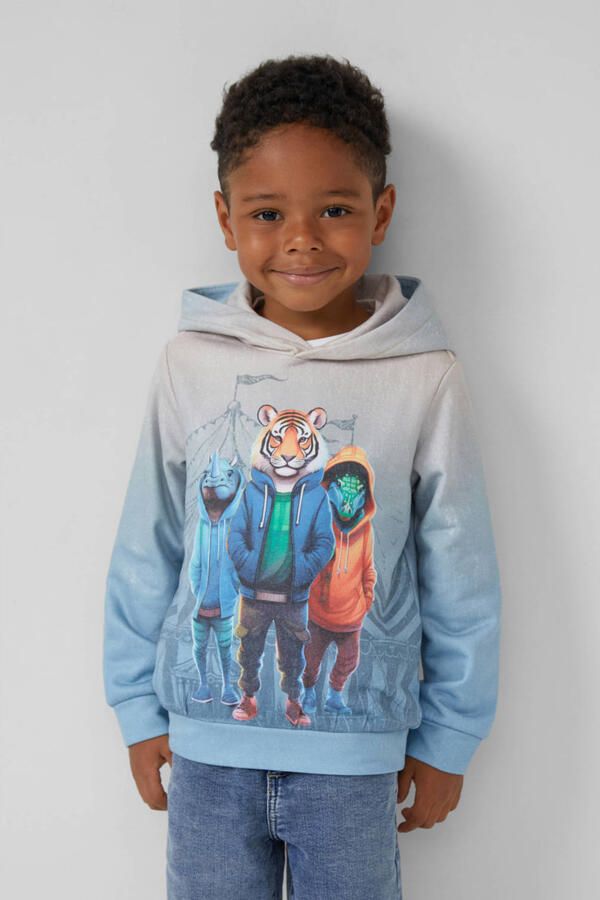 S.Oliver RED LABEL Regular fit hoodie van katoenmix