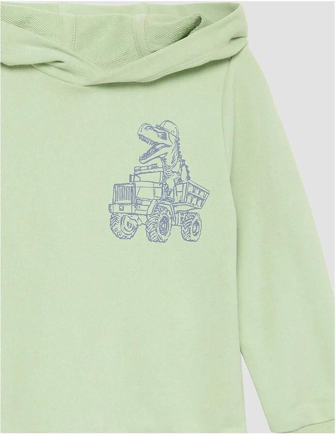 S.Oliver RED LABEL Regular fit sweatshirt van katoenmix met print aan de voor- en achterkant