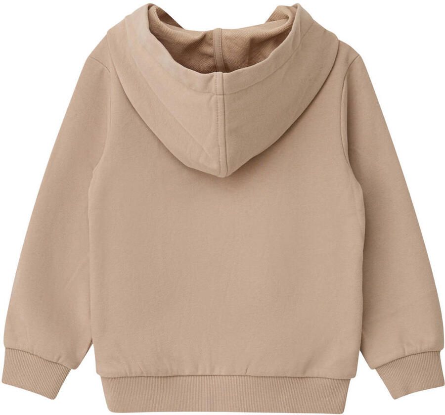 S.Oliver hoodie met print beige blauw - Foto 2