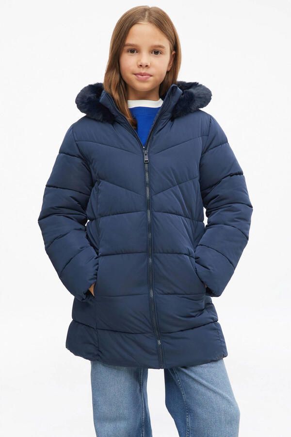 S.Oliver winterjas donkerblauw