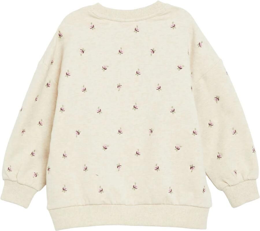 S.Oliver gebloemde sweater ivoor