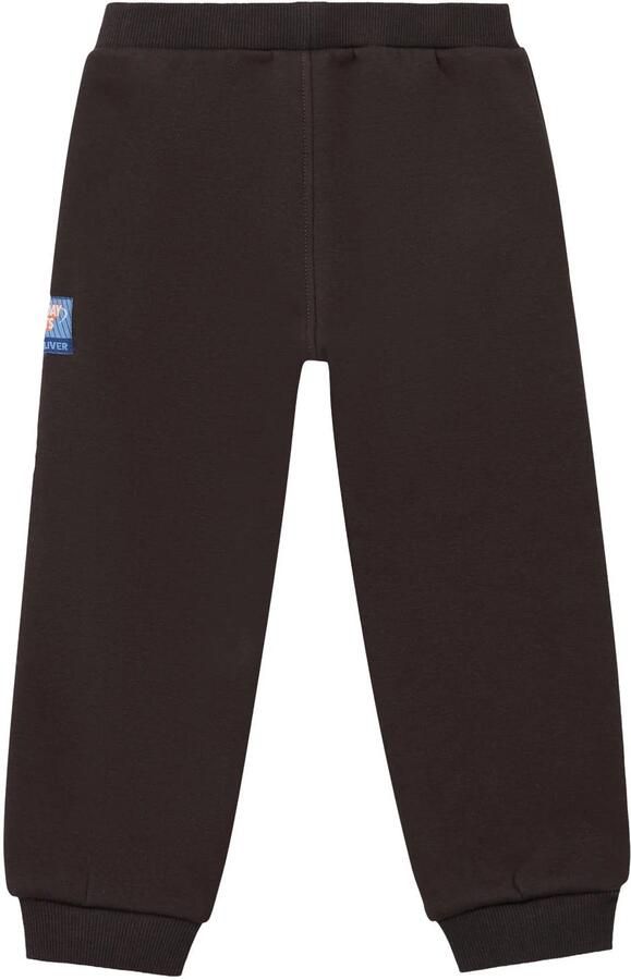 S.Oliver joggingbroek met patches bruin