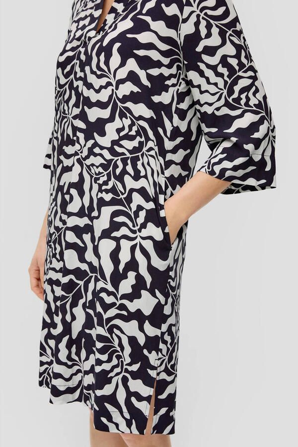 S.Oliver RED LABEL Knielange jurk met tuniekkraag - Foto 2