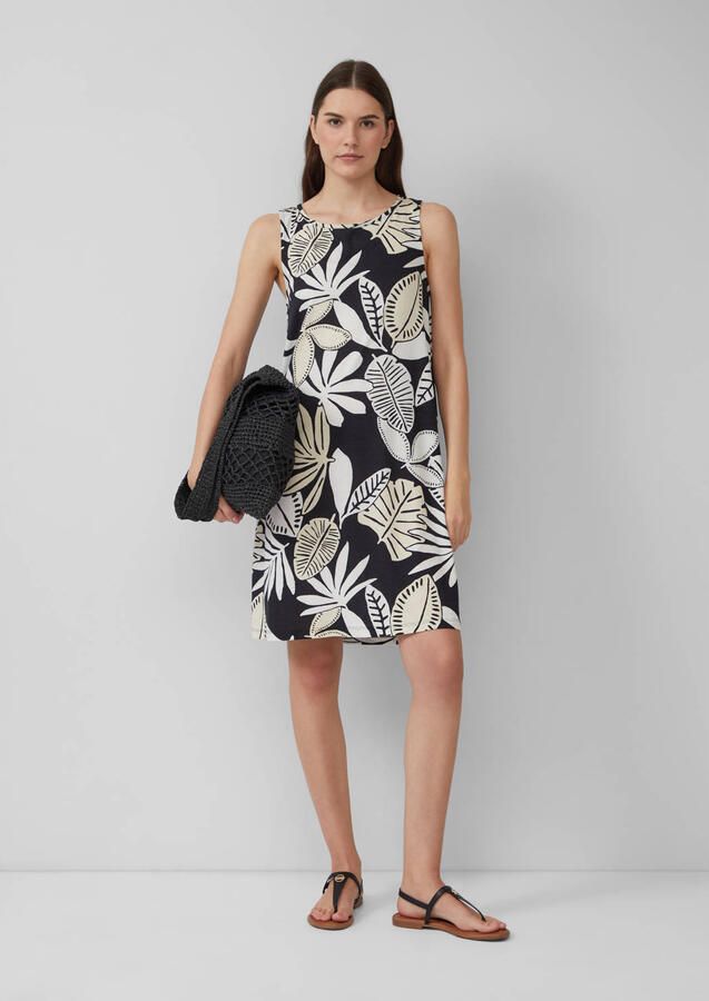 S.Oliver RED LABEL Relaxed fit mini-jurk van katoenmix - Foto 3