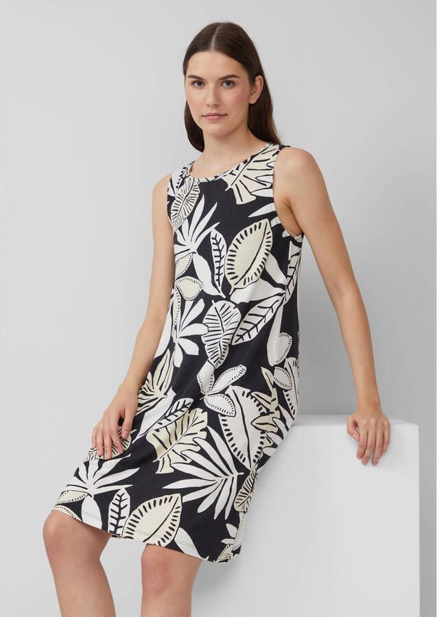 S.Oliver RED LABEL Relaxed fit mini-jurk van katoenmix