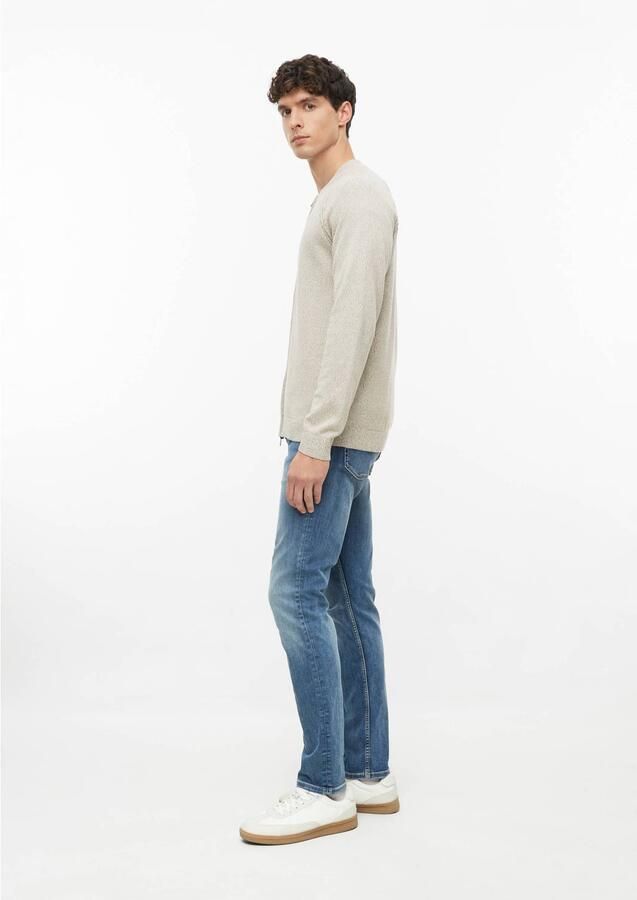 S.Oliver katoenen gebreid vest beige - Foto 3