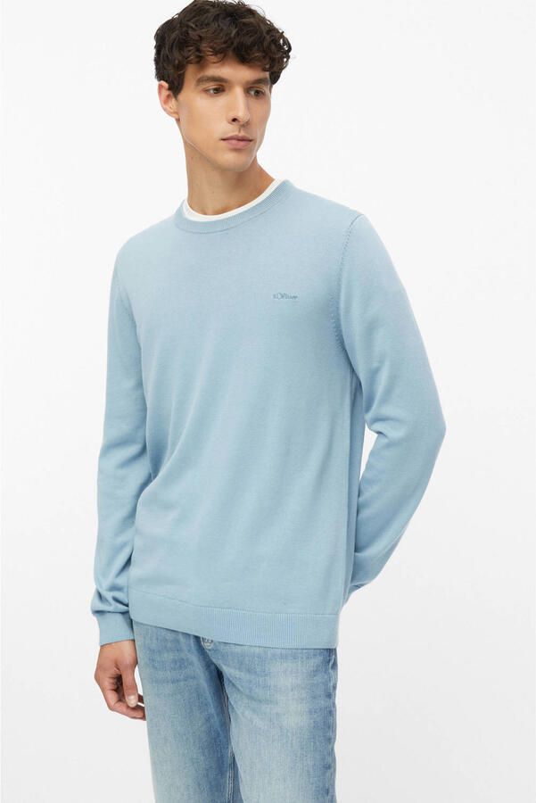 S.Oliver RED LABEL regular fit pullover van puur katoen