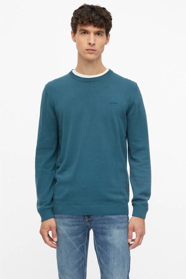 S.Oliver RED LABEL regular fit pullover van puur katoen