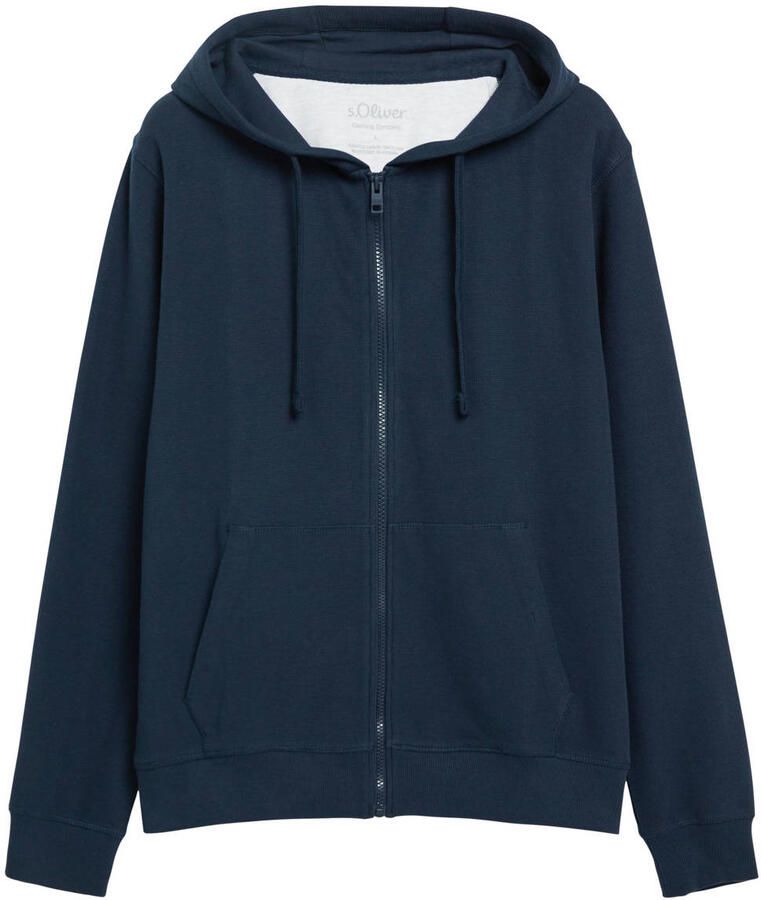 S.Oliver RED LABEL relaxed fit sweatjack van puur katoen