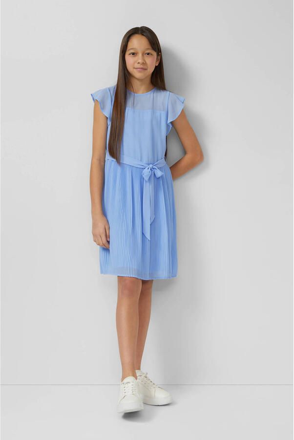 S.Oliver RED LABEL Soepele chiffon jurk met plissérok