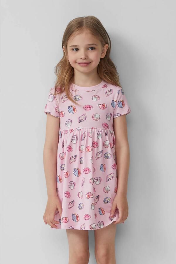 S.Oliver RED LABEL Uitlopende jerseyjurk van puur katoen - Foto 2