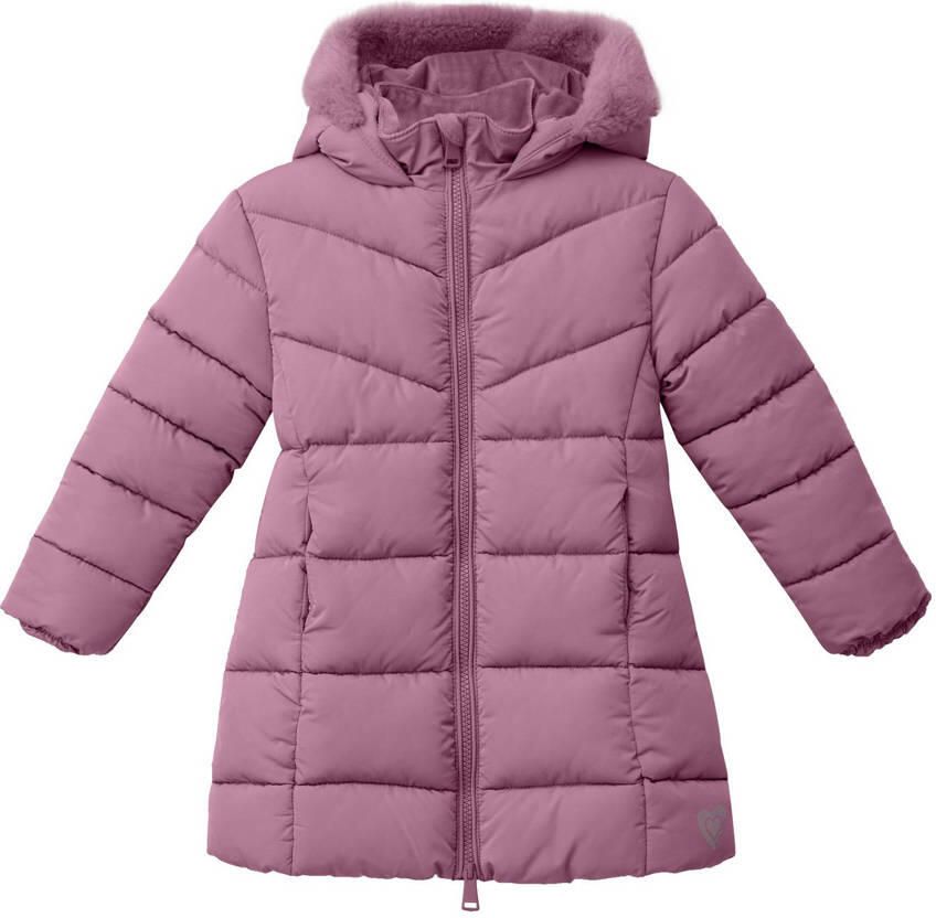 S.Oliver RED LABEL Regular fit gewatteerde lange jas met voering van teddypluche - Foto 2