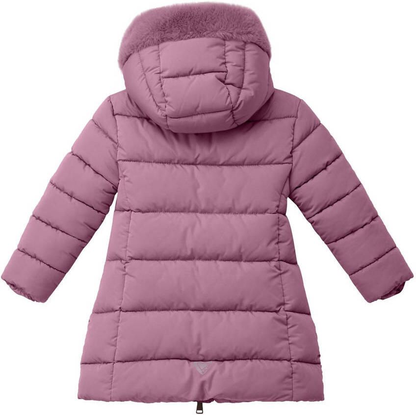 S.Oliver RED LABEL Regular fit gewatteerde lange jas met voering van teddypluche - Foto 1