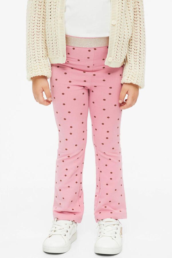S.Oliver legging met glitters roze