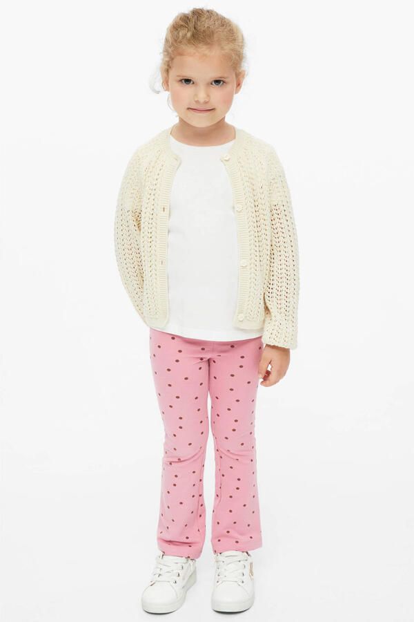 S.Oliver legging met glitters roze - Foto 2