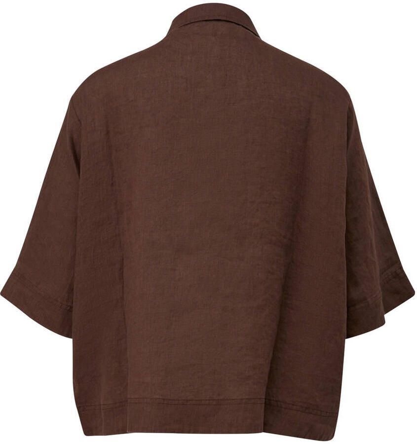 S.Oliver Overhemdblouse met knoopsluiting en blousekraag - Foto 3