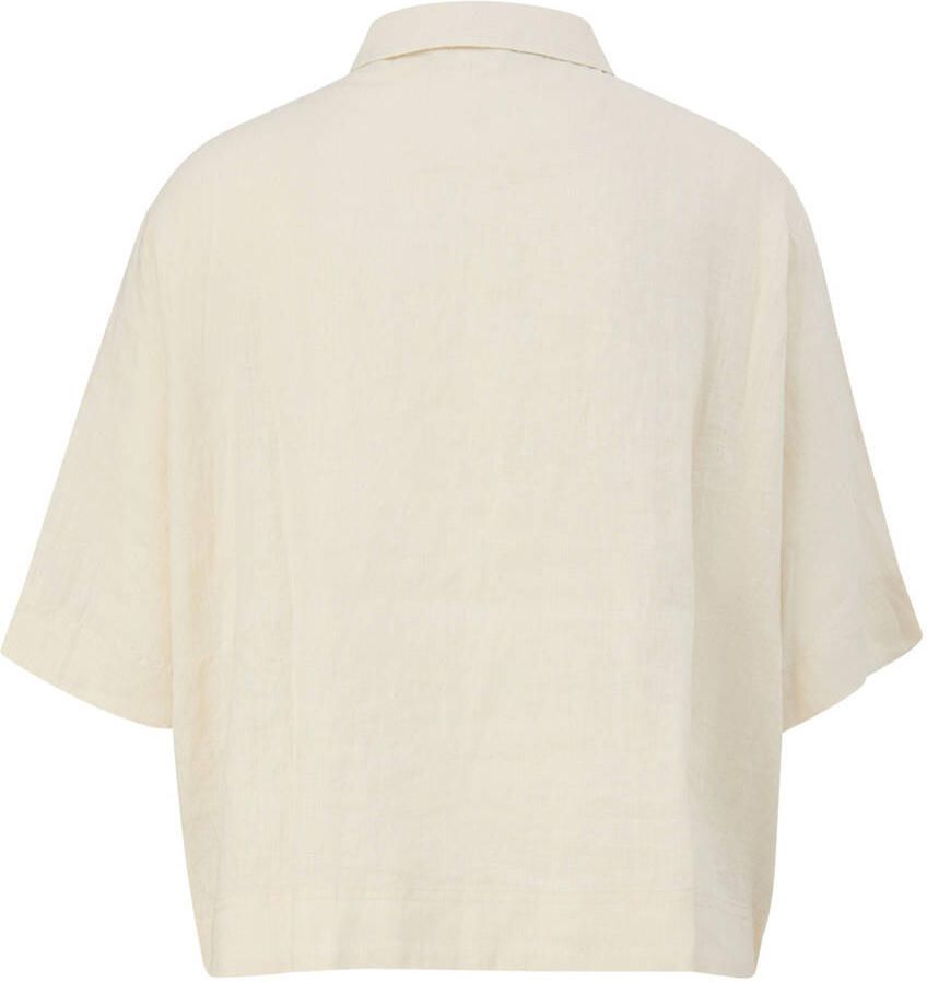 S.Oliver Overhemdblouse met knoopsluiting en blousekraag - Foto 3