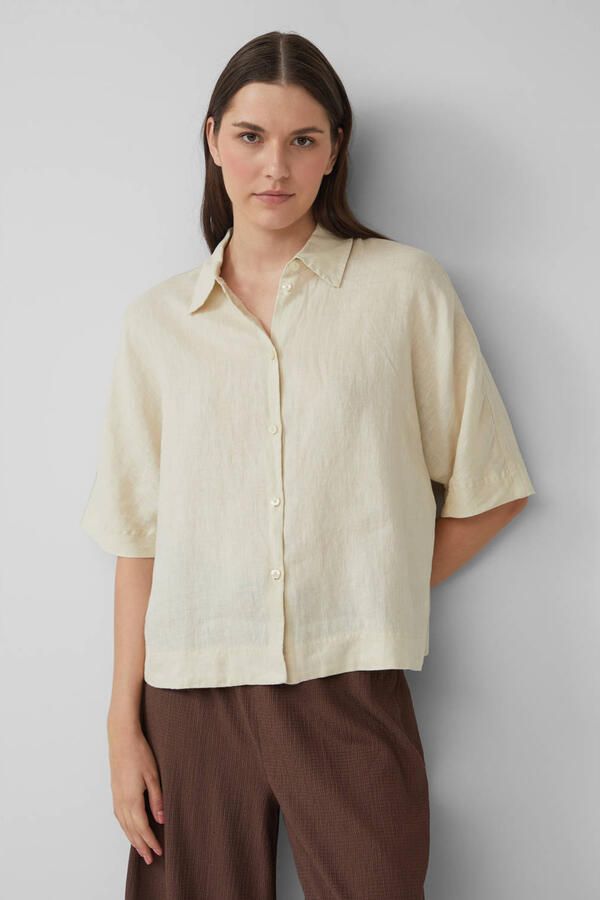 S.Oliver Overhemdblouse met knoopsluiting en blousekraag - Foto 2