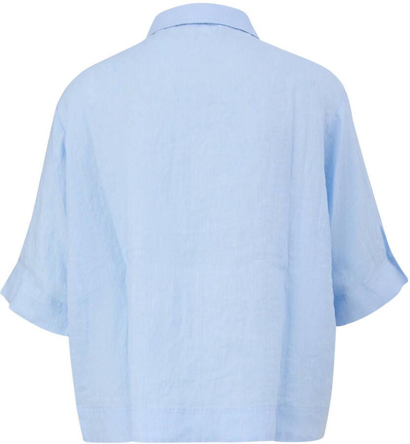 S.Oliver RED LABEL Regular fit blouse van puur linnen - Foto 3