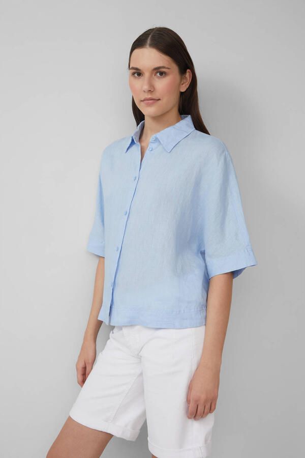 S.Oliver RED LABEL Regular fit blouse van puur linnen