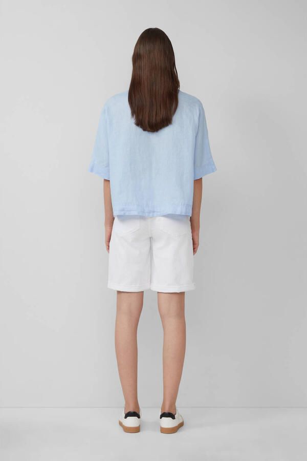 S.Oliver RED LABEL Regular fit blouse van puur linnen - Foto 2