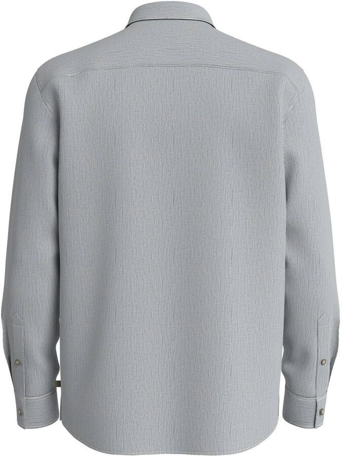 S.Oliver RED LABEL Regular fit vrijetijdsoverhemd van een mix van linnen en katoen - Foto 2