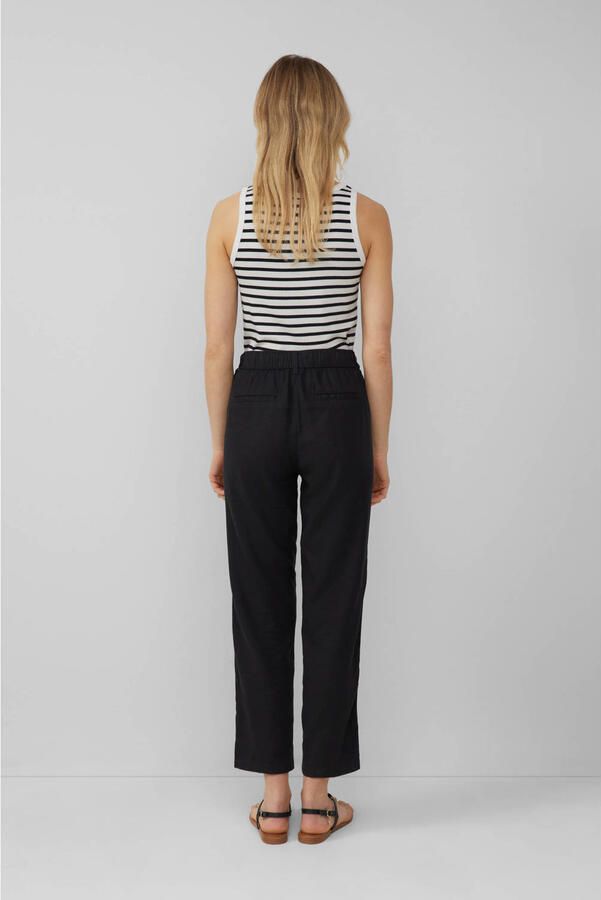 S.Oliver Stoffen broek van linnenmix en met koord - Foto 3