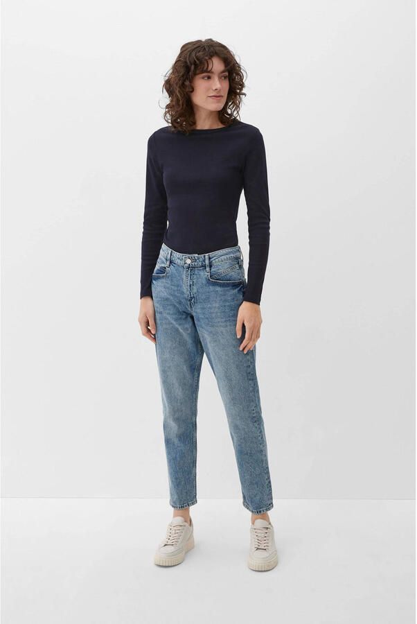 S.Oliver RED LABEL Longsleeve met ronde hals