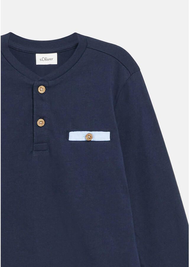 S.Oliver longsleeve donkerblauw - Foto 2