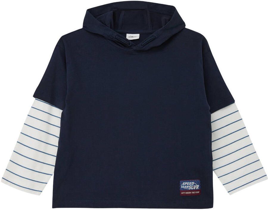 S.Oliver longsleeve donkerblauw