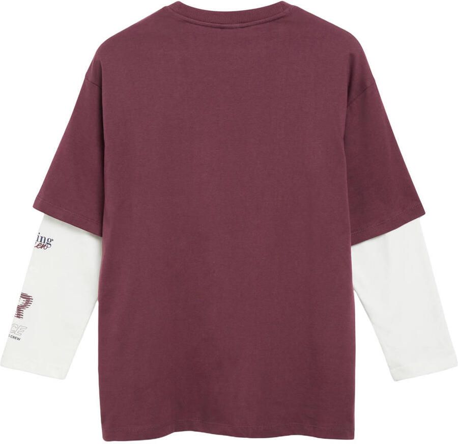 S.Oliver longsleeve donkerrood - Foto 2