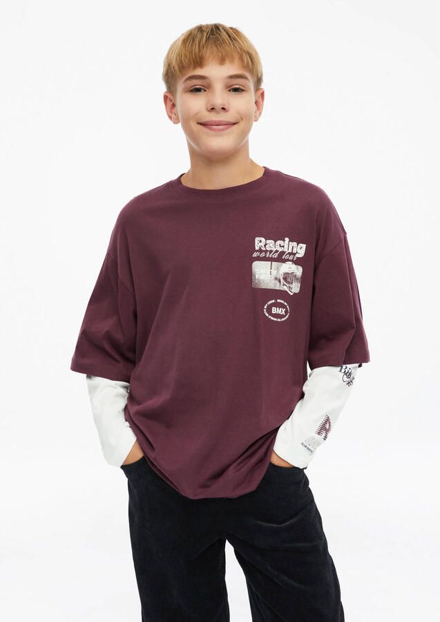 S.Oliver longsleeve donkerrood