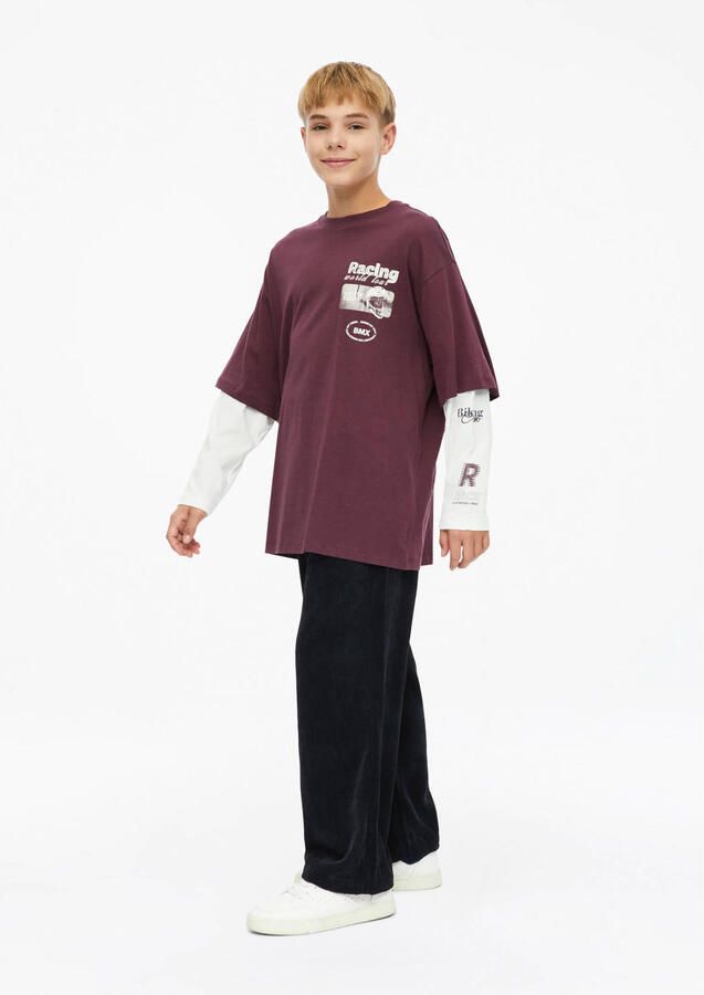 S.Oliver longsleeve donkerrood - Foto 2