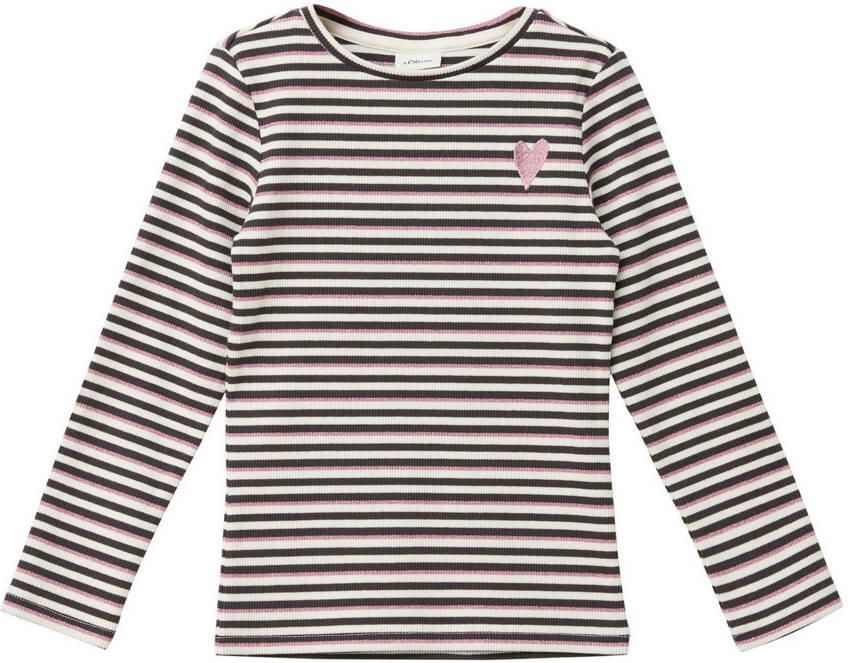 S.Oliver RED LABEL Slim fit shirt met lange mouwen van katoenmix - Foto 3