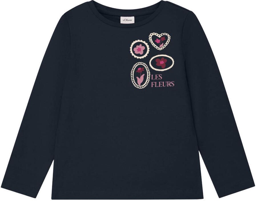 S.Oliver longsleeve marineblauw