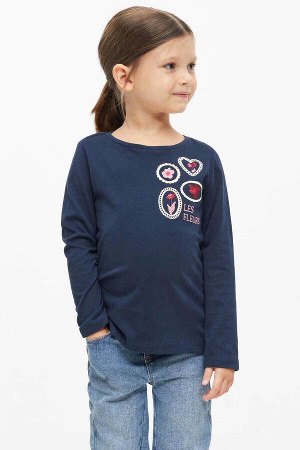 S.Oliver longsleeve marineblauw