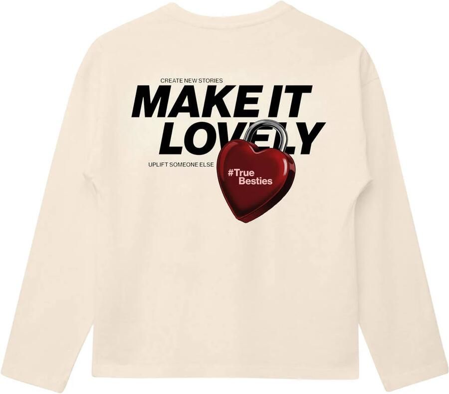 S.Oliver longsleeve met backprint ecru - Foto 2