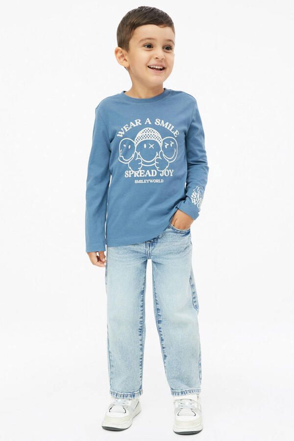 S.Oliver longsleeve met print blauw - Foto 2