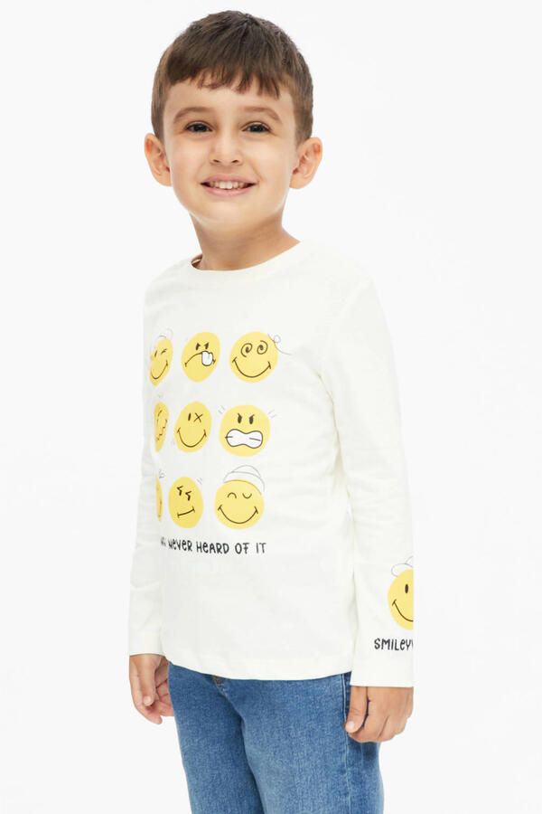 S.Oliver longsleeve met print ecru - Foto 3
